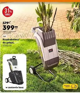 Biedronka Rozdrabniacz do gałęzi 2500w Nac oferta