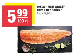 EuroSPAR Łosoś - filet świeży trim e bez skóry oferta