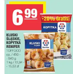 EuroSPAR Kluski śląskie, kopytka renifer topfood oferta