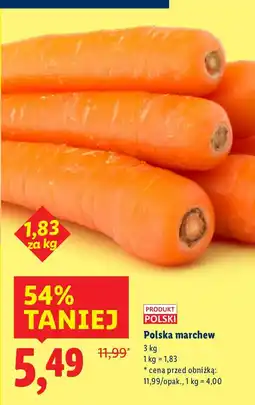 Lidl Marchew polska Lidl oferta