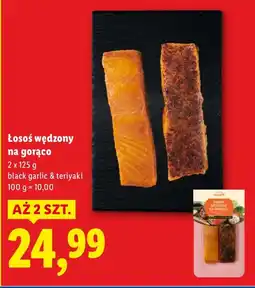 Lidl Łosoś wędzony na gorąco black garlic & teriyaki Lidl oferta