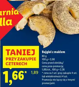 Lidl Bajgiel z makiem Lidl oferta