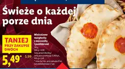 Lidl Minicalzone margherita z mozzarellą i pomidorami Lidl oferta