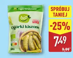 ALDI Ogórki kiszone BIO Aldi oferta