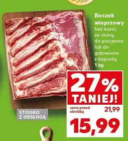 Kaufland Boczek wieprzowy Stoisko z obsługą oferta