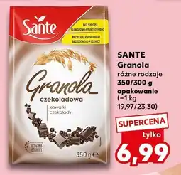 Kaufland Płatki SANTE Granola różne rodzaje oferta
