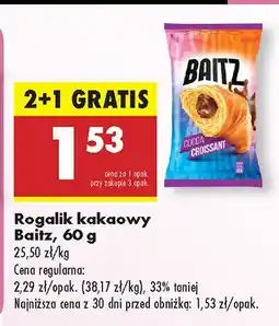 Biedronka Rogalik kakaowy Baitz 2+1 GRATIS oferta