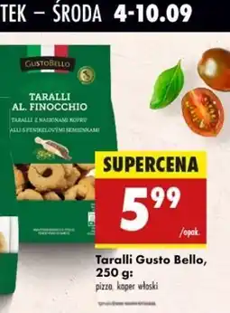 Biedronka Przekąska Taralli Gusto Bello o smaku kopru włoskiego oferta