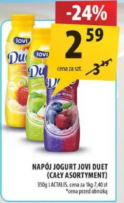 Arhelan Napój jogurtowy Jovi Duet (cały asortyment) Zott oferta