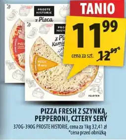 Arhelan Pizza fresh z szynką, pepperoni, cztery sery Proste Historie oferta