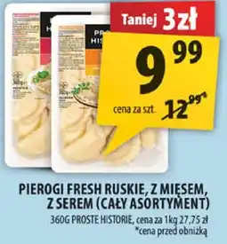 Arhelan Pierogi fresh ruskie, z mięsem, z serem (cały asortyment) Proste Historie oferta