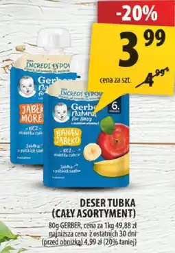 Arhelan Deser Gerber Natural Jabłko-Morele oferta