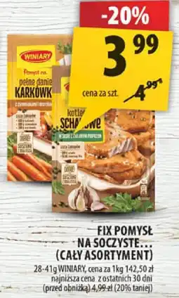 Arhelan Fix pomysł na (cały asortyment) Winiary oferta