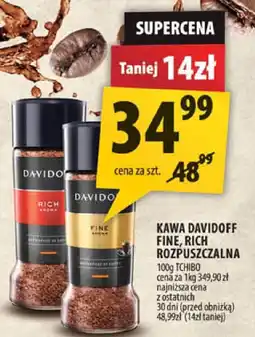 Arhelan Kawa Davidoff Fine, Rich rozpuszczalna oferta