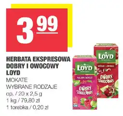 EuroSPAR Herbata ekspresowa dobry i owocowy loyd oferta