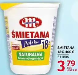 Selgros Śmietana 18% Mlekovita oferta