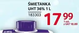 Selgros Śmietanka UHT 36% Mlekovita oferta