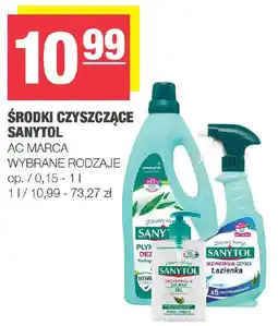EuroSPAR Środki czyszczące sanytol ac marca oferta