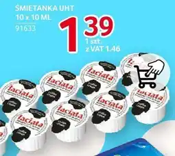 Selgros Śmietanka UHT 10x10 ml Łaciata oferta