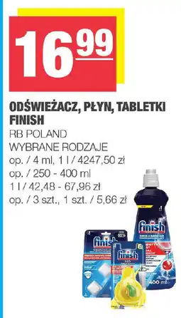 EuroSPAR Odświeżacz, płyn, tabletki finish rb poland oferta
