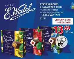 Selgros Czekolada Ptasie Mleczko z galaretką wybrane rodzaje E.Wedel oferta