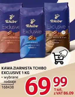 Selgros Kawa ziarnista Tchibo Exclusive wybrane rodzaje oferta