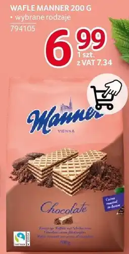 Selgros Wafle Manner Chocolate 200g oferta
