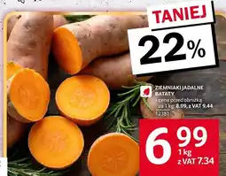 Selgros Warzywa ziemniaki jadalne bataty Selgros oferta