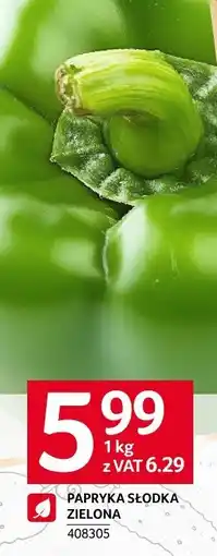 Selgros Warzywa papryka słodka zielona Selgros oferta