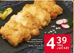 Selgros Łupacz filet w cieście piwnym Selgros oferta