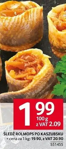 Selgros Śledź rolmops po kaszubsku Selgros oferta