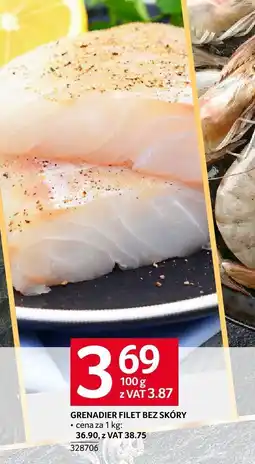 Selgros Grenadier filet bez skóry Selgros oferta
