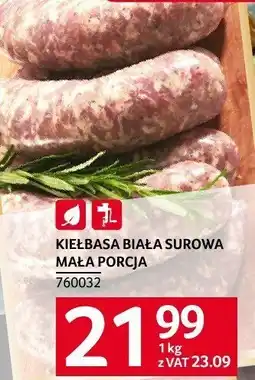 Selgros Kiełbasa biała surowa mała porcja Selgros oferta