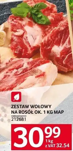 Selgros Zestaw wołowy na rosół ok. 1 kg map Selgros oferta