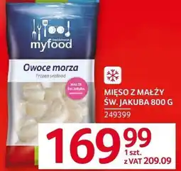 Selgros Mięso z małży św. Jakuba 800g My Food oferta