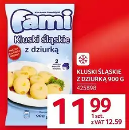 Selgros Kluski śląskie z dziurką 900g Fami oferta