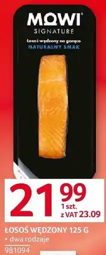 Selgros Łosoś wędzony 125g Mowi Signature oferta