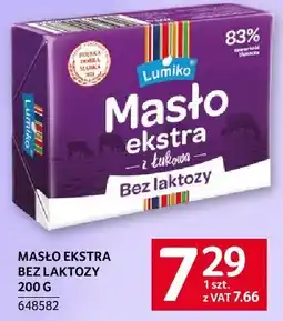 Selgros Masło ekstra bez laktozy 200g Lumino oferta