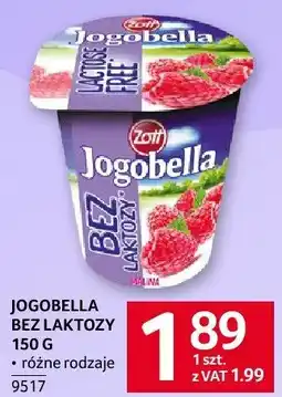 Selgros Jogurt Jogobella bez laktozy 150g Zott oferta