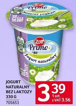 Selgros Jogurt naturalny bez laktozy 330g Zott Primo oferta