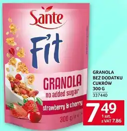 Selgros Granola bez dodatku cukrów 300g Sante Fit oferta