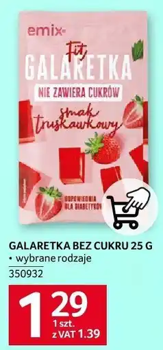 Selgros Galaretka bez cukru 25g Emix oferta