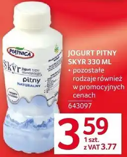 Selgros Jogurt pitny Skyr oferta