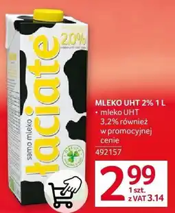 Selgros Mleko UHT 2% 1L Łaciate oferta