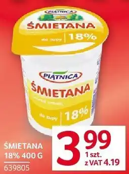 Selgros Śmietana 18% Piątnica oferta