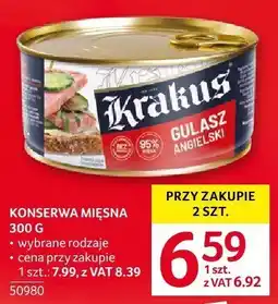 Selgros Konserwa mięsna Krakus oferta