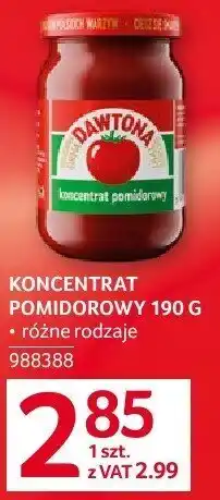 Selgros Koncentrat pomidorowy Dawtona oferta