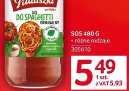 Selgros Sos do spaghetti Pudliszki oferta