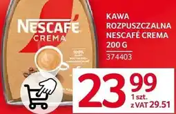 Selgros Kawa rozpuszczalna Crema Nescafe oferta
