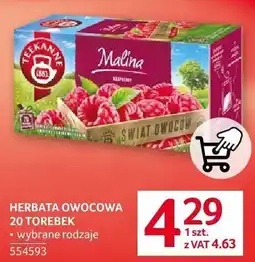 Selgros Herbata owocowa Teekanne Malina oferta